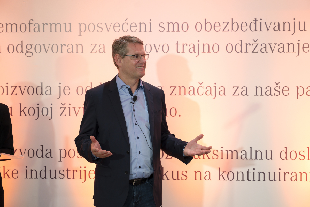 Generalni direktor Štada grupe posetio Hemofarm